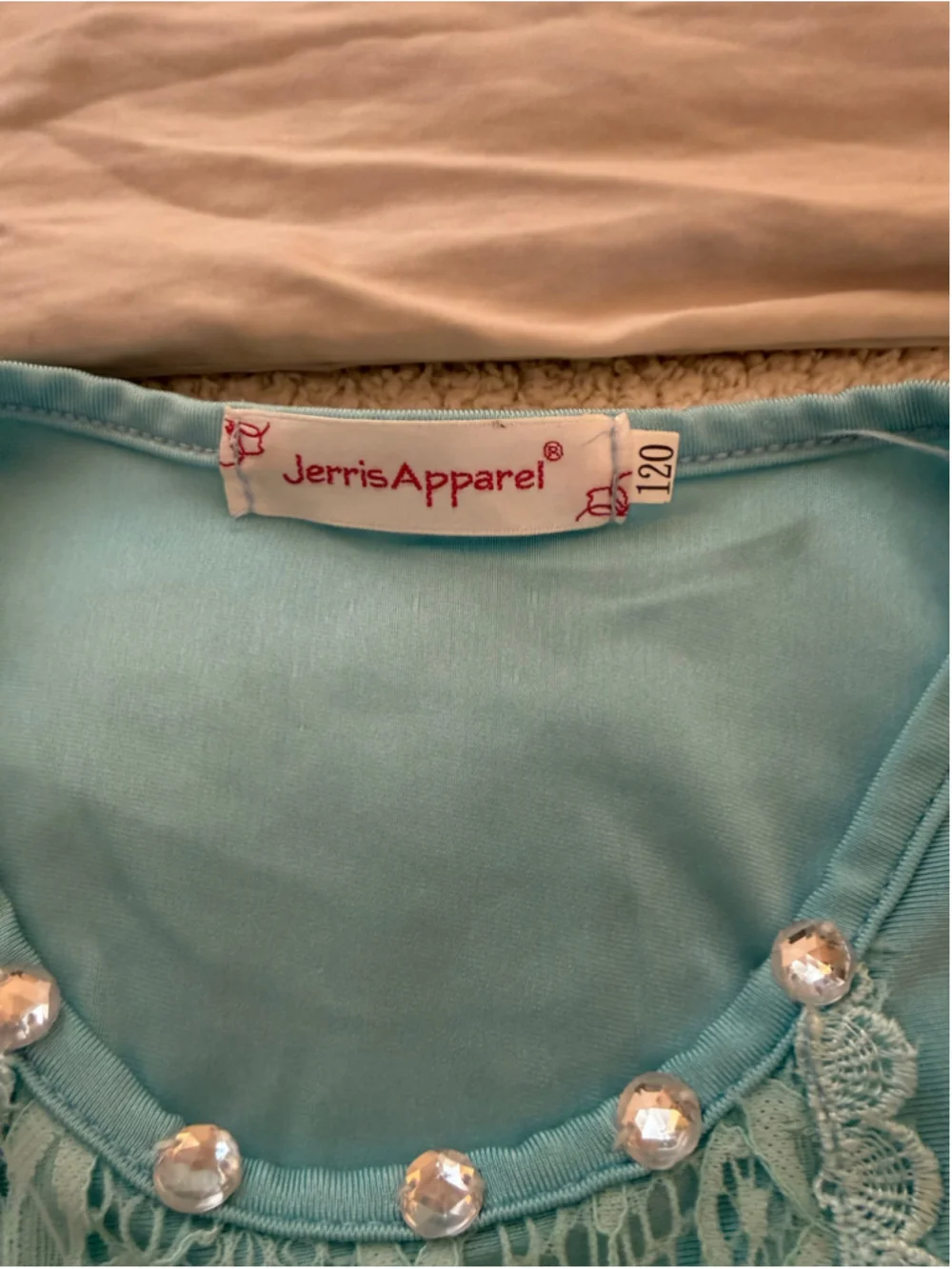 Girls JerrisApparel Blue White Princess Costume Dress size 120